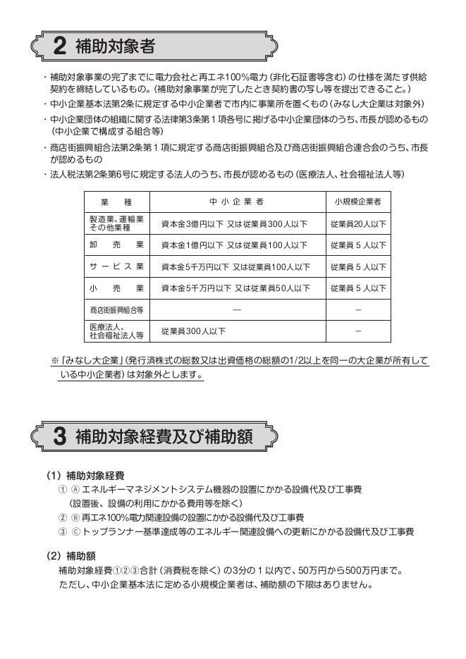 北九州市次世代エネルギー設備導入促進事業